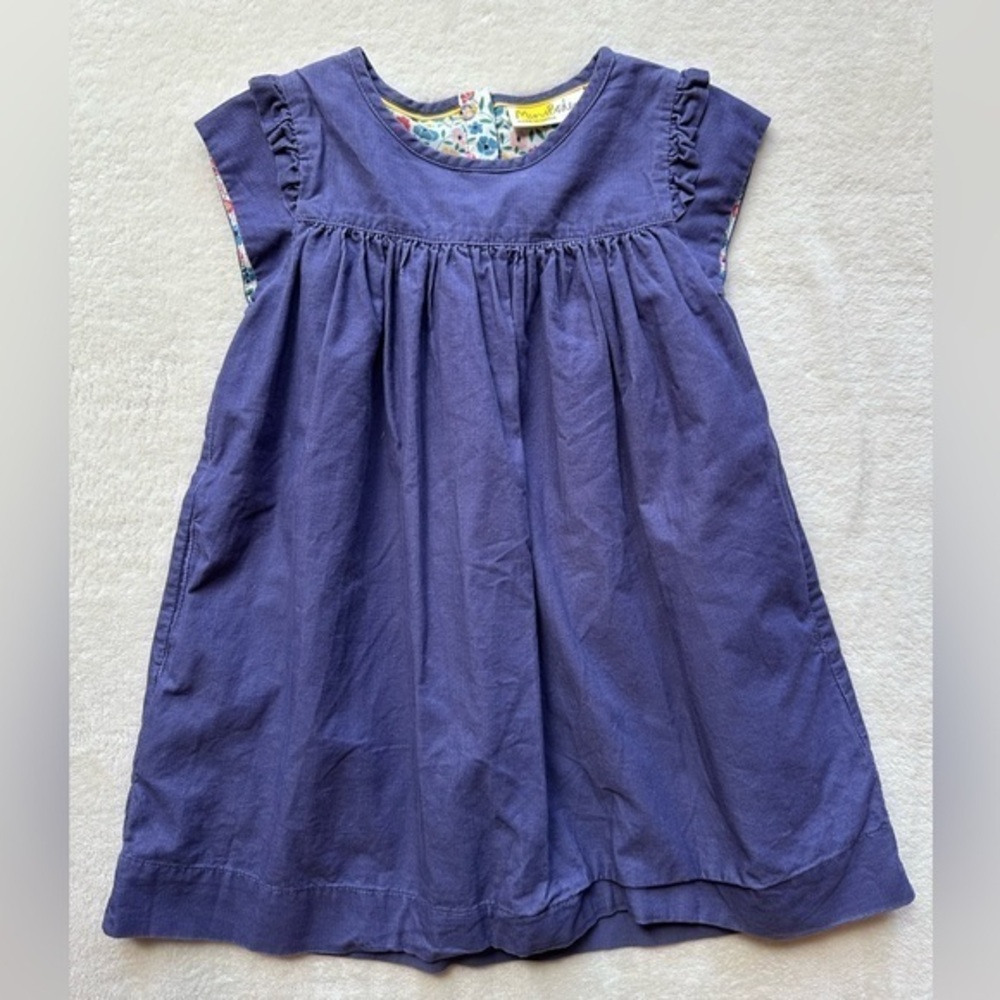 NFS.   Mini Boden Classic cord dress in purple, size 4-5